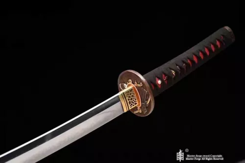 CHOJI Hamon T10 Clay Tempered Japanese Samurai Katana Sword Full Rayskin Saya