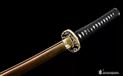 T10 steel Clay tempered Golden Blade Battle Ready Japanese Samurai Katana Sword