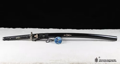 Clay tempered T10 steel Japanese Katana Sword Full Tang Battle Ready Sharp