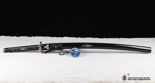 Clay tempered T10 steel Japanese Katana Sword Full Tang Battle Ready Sharp