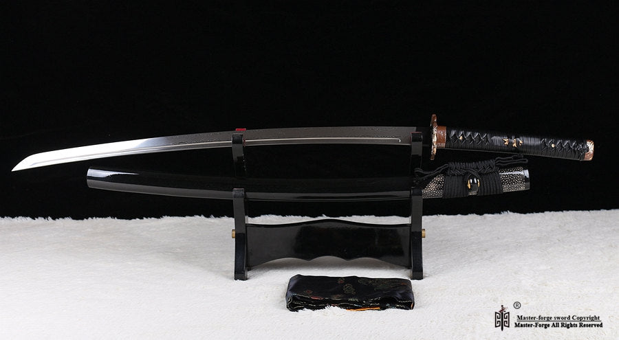 Sharp Katana Sword Full Tang Handmade Damascus Folded Steel Japanese Samurai