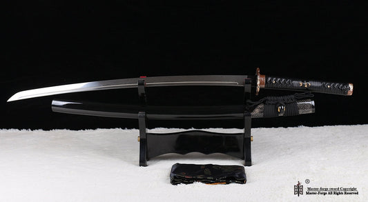 Sharp Katana Sword Full Tang Handmade Damascus Folded Steel Japanese Samurai