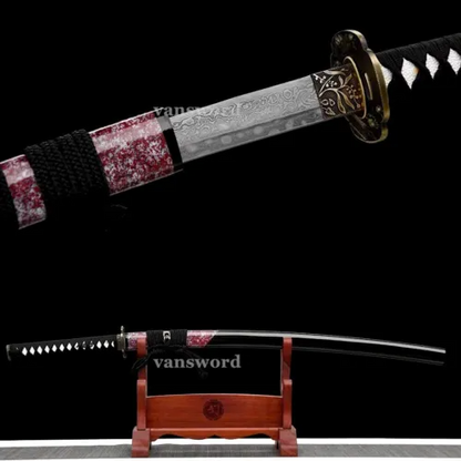 Handmade Battle Ready Folded Steel Japanese Samurai Sword Katana Sharp Blade