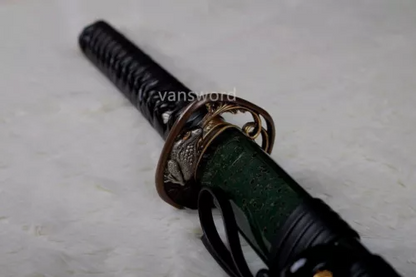 Handmade T10 Steel Clay Tempered Japanese Katana Samurai Battle Ready Sharp