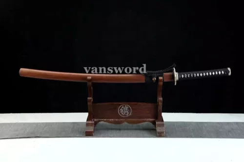 Japanese Katana Samurai Sword Rosewood Saya 1095 High Carbon Steel Sharp