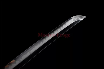 T10 Steel Clay Tempered Samurai Katana Hand-polishing Japanese Sword Real Sharp