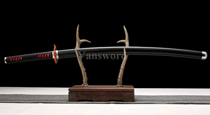 Japanese Anime Sharp Sword Handmade 1095 Carbon Steel Full Tang Battle Ready