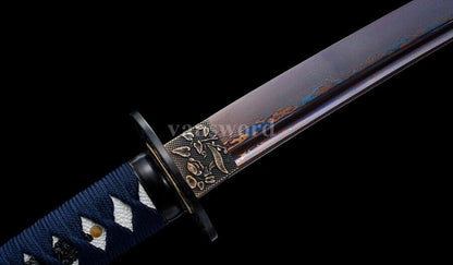 Japanese Katana High Quality Folded Steel Samurai Sword Full Tang Sharp Blade.