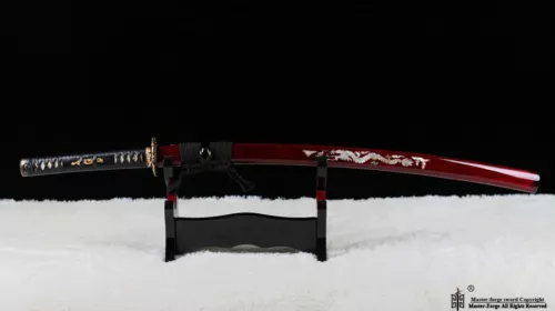 Japanese Shihozume Clay Tempered Katana Samurai Sword Full Tang Real Sharp.