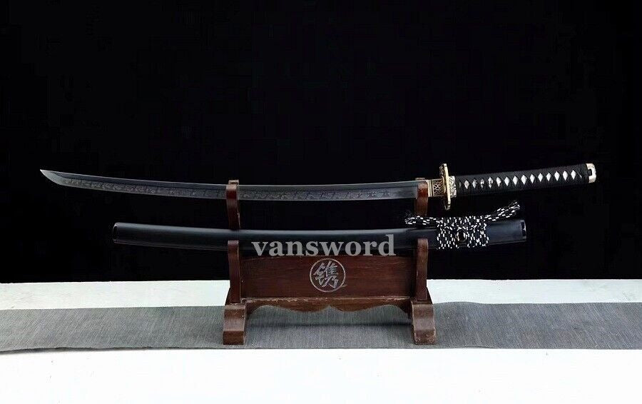 1095 Carbon Steel Hand Forged Japanese Samurai Sword Katana Full Tang Sharp.