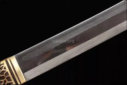 Hand Forged Katana Folded Steel Blade Japanese Samurai Real Sword Sharp