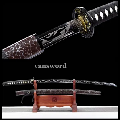 Handmade 9260 Spring Steel Katana Japanese Samurai Sword Full Tang Sharp