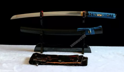 Handmade 1095 High Carbon Steel Japanese Samurai Real Sword Wakizashi Full Tang