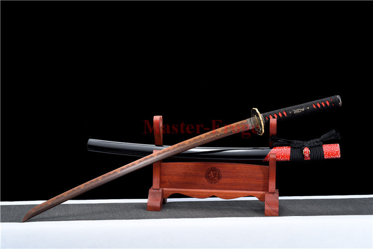 Japanese Samurai Katana Sword Hand Forged Folded Steel Full Tang Sharp