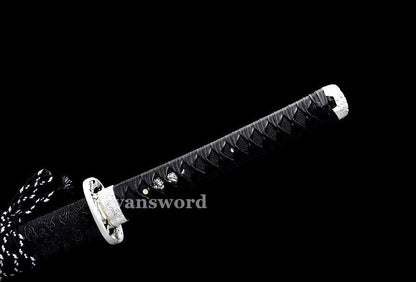 Real Japanese Katana High 1095 Carbon Steel Samurai Battle Ready Sword Sharp.