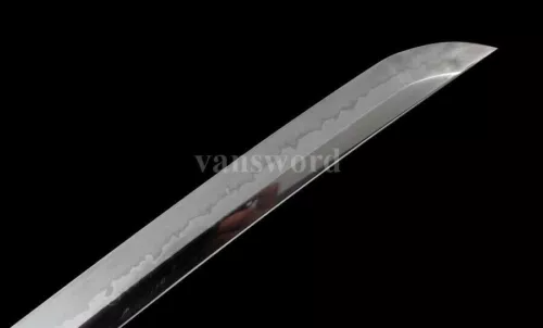 T10 steel Japanese Clay Tempered Choji Hamon Wakizashi Battle Ready Sword Sharp