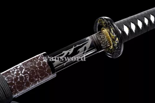 Handmade 9260 Spring Steel Katana Japanese Samurai Sword Full Tang Sharp