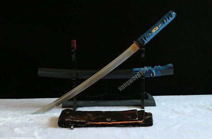 Handmade 1095 High Carbon Steel Japanese Samurai Real Sword Wakizashi Full Tang