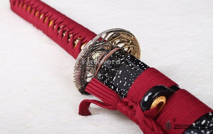 40.9" High Carbon Steel Real Japanese Katana Samurai Sword Sharp Battle Ready.