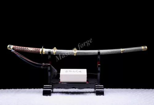 Japanese Officer's Katana (Type 97) Shin Gunto Clay Tempered Hamon Samurai Sword