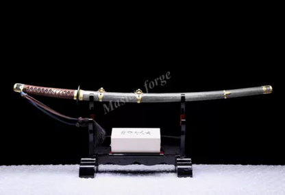 Japanese Officer's Katana (Type 97) Shin Gunto Clay Tempered Hamon Samurai Sword