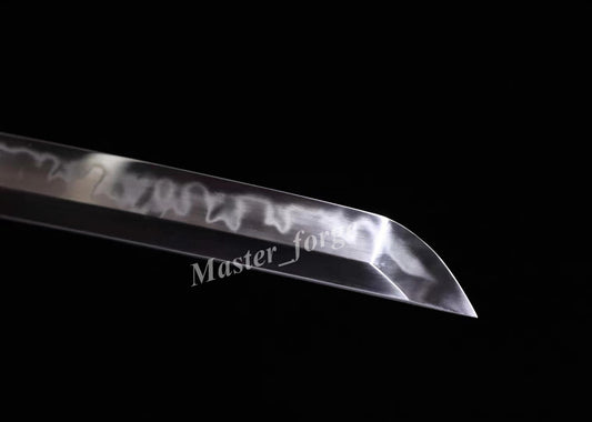 Japanese Samurai Katana Sword T10 Steel Clay Tempered Choji Hamon Sharp