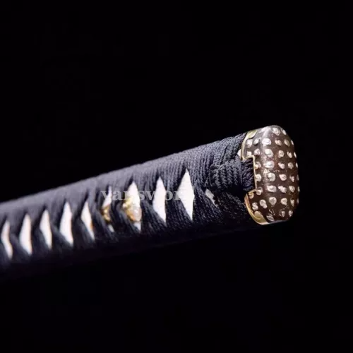 T10 Steel Clay Tempered Real Real Katana Full Tang Japanese Samurai Sword Sharp.