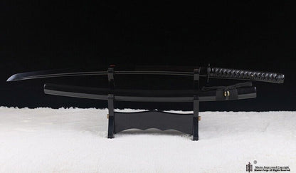 Handmade High Carbon Steel Japanese Samurai Sword Katana Full Tang Sharp Black