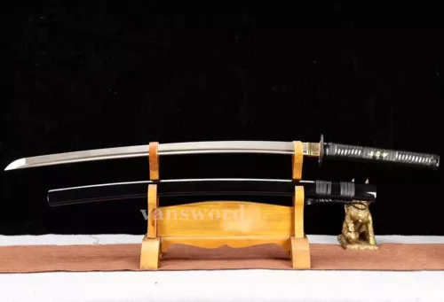 High Quality Damascus Katana Folded Steel Japanese Samurai Sword Sharp