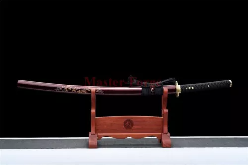 Japanese Katana Samurai Sword Hand forged Folded Steel Full Tang Sharp