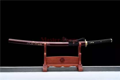 Japanese Katana Samurai Sword Hand forged Folded Steel Full Tang Sharp