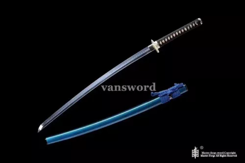 Choji Hamon Clay Tempered T10 Steel Japanese Samurai Katana Sword Sharp Blade