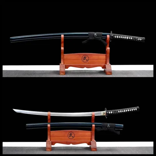 High Quality Folded Steel Japanese Samurai Full Tang Sword Katana Real Sharp.