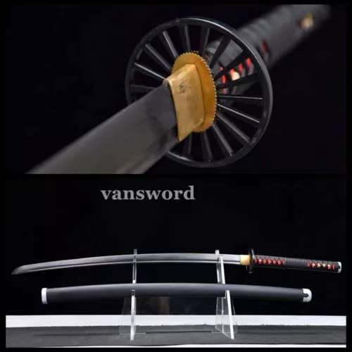 Handmade Carbon Steel Katana Japanese Samurai Sword Full Tang Real Weapon Sharp