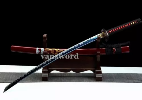 High 1095 Carbon Steel Katana Japanese Real Samurai Sword Battle Ready Sharp