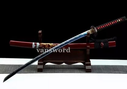 High 1095 Carbon Steel Katana Japanese Real Samurai Sword Battle Ready Sharp