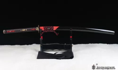 Handmade Shihozume Clay Tempered Laminated Japanese Samurai O-katana Sword Sharp