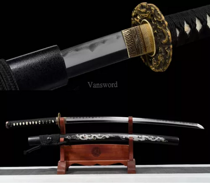 Honsanmai Clay temper Japanese Samurai Katana Sword Hadori Polish W/ Real Yokote