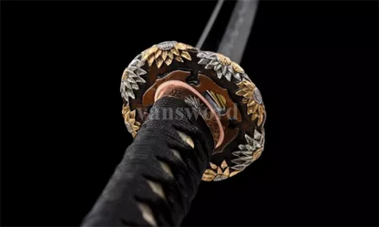 Wakizashi Samurai Sword Hand Forged T10 Steel Clay Tempered Japanese Real Sharp