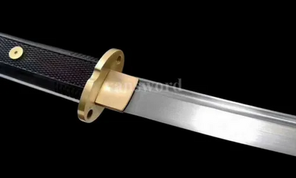 Handmade 9260 spring steel Japanese Samurai Tactical Sword set Functional Daisho