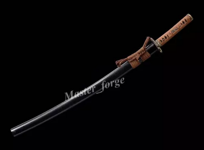 Japanese Samurai Katana Sword T10 Steel Clay Tempered Choji Hamon Sharp