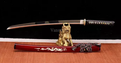 High Quality L6 steel Handmade Wakizashi Japanese Samurai Sword Real Sharp