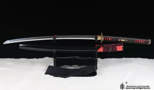 Handmade Shihozume Clay Tempered Laminated Japanese Samurai O-katana Sword Sharp