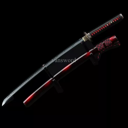 Handmade T10 Steel Clay Tempered Real Japanese Katana Samurai Battle Real Hamon.