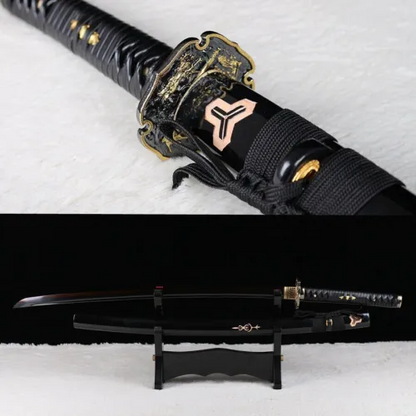 Japanese Katana Full Tang Clay Tempered T10 Steel Battle Ready Sword Sharp